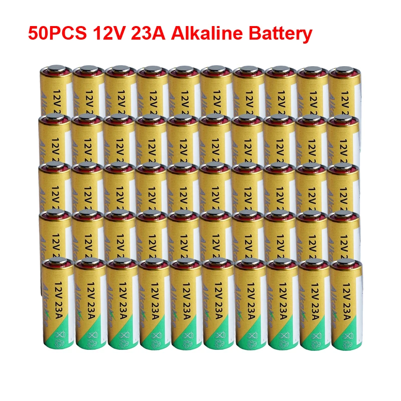 50Pcs 23AE 21/23 A23 23GA MN21 23A 12V Trockene Alkalische Batterie für Türklingel Auto Alarm Walkman Auto Fernbedienung control 23A