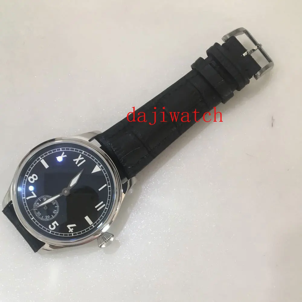 Мужские механические часы с черным циферблатом 44 мм | Наручные