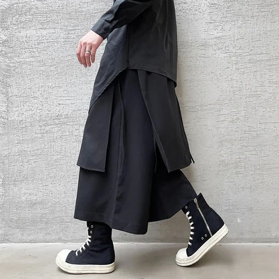 Весенне-летняя маленькая многослойная имитация Ямамото из двух частей с