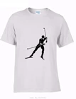 Брендовая одежда, летняя дешевая мужская футболка с круглым вырезом, лучшая футболка с изображением спортсмена, катания на лыжах, уличная одежда