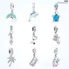 Подвеска в виде стетоскопа, подходящая для оригинальных браслетов, подвески, посеребрение, Банкетный подарок, женская бижутерия, подарок