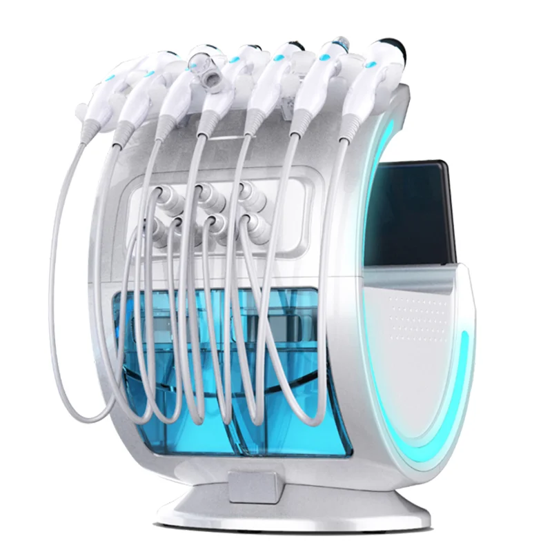 Ice Blue Magic Mirror Skin Analyzer Face Lifting Microdermoabrasion Oxygen Sprayer Hydrodermabrasion Deep Cleaning Machine | Бытовая
