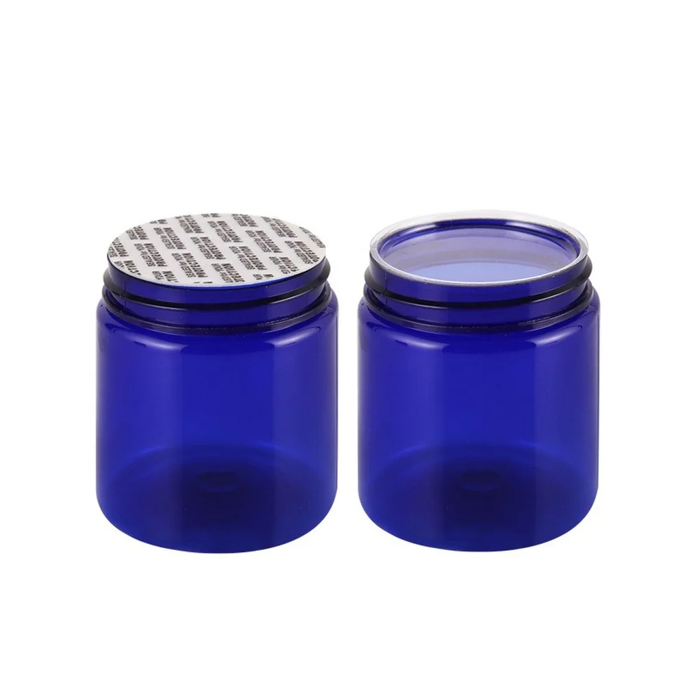 20 штук пустые баночку с маской Пластик прозрачный Алюминий Кепки Еда контейнер