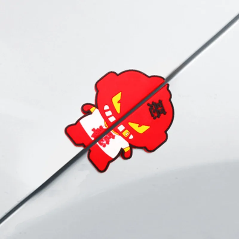 Tide бренд автомобиля силиконовые анти столкновения демон пара мультфильм двери