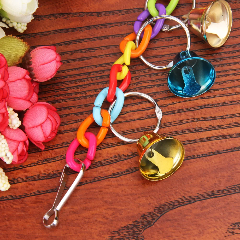 Акриловые ПЭТ птица жевательные игрушки клетка подвесная Лестница Качели