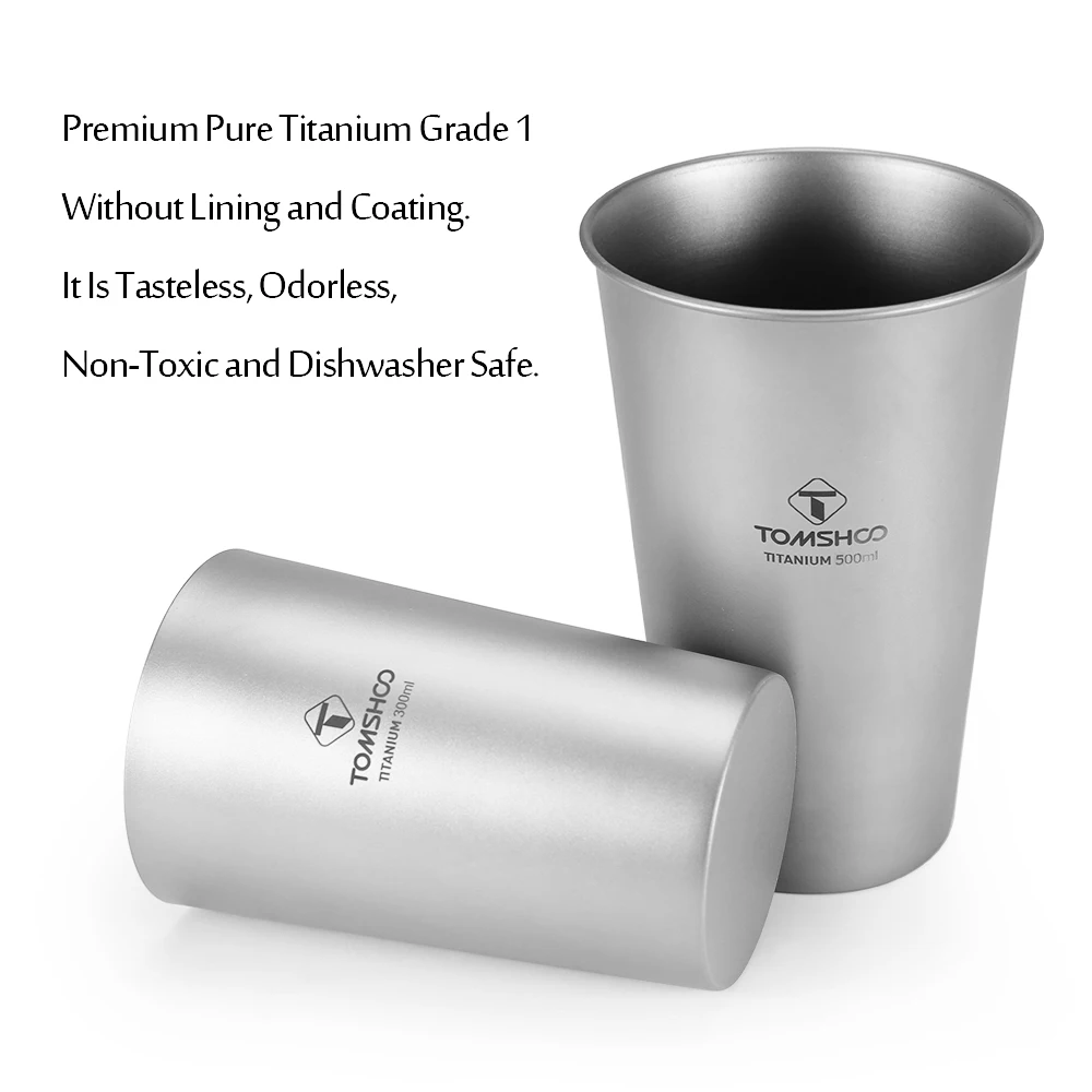 TOMSHOO уличная титановая чашка кружка горшки посуда пивная для кемпинга пикника