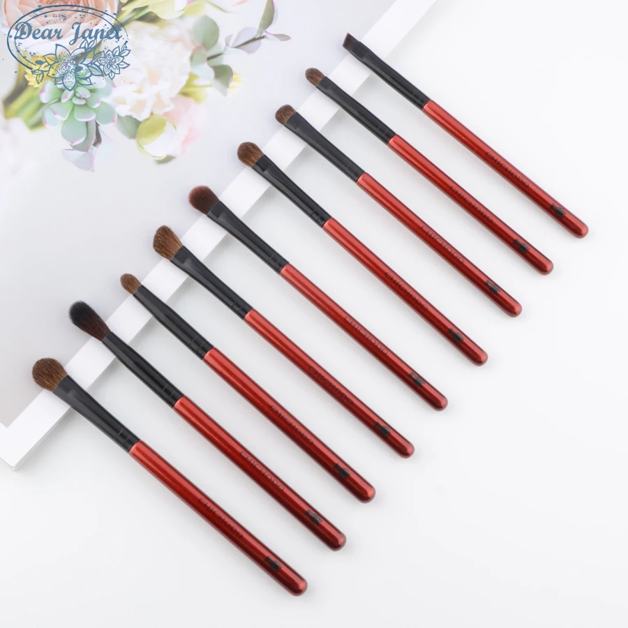 Набор кистей для макияжа Chichodo Pro Detail 9 шт. Кисть глаз карандаш консилер растушевка