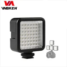 3 в 1, тройной Удлинительный кронштейн крепление-адаптер для горячего башмака, комплект заполнясветильник, мини светодиодный заполнясветильник с 49 яркими светодиодный ными лампочками