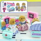 Игрушечный набор для врача, в виде собаки, Лабрадора, домика для девочки, 112