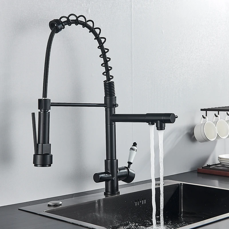 Вытяжной смеситель для питьевой воды кухонный кран с фильтрованной чистой водой