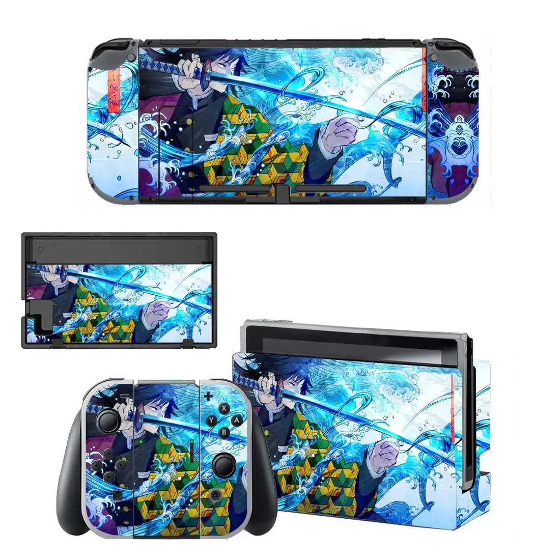 Demon Slayer Anime Nintendo Switch Skin Sticker NintendoSwitch stickers skins for Nintend Switch Console and Joy-Con Controller