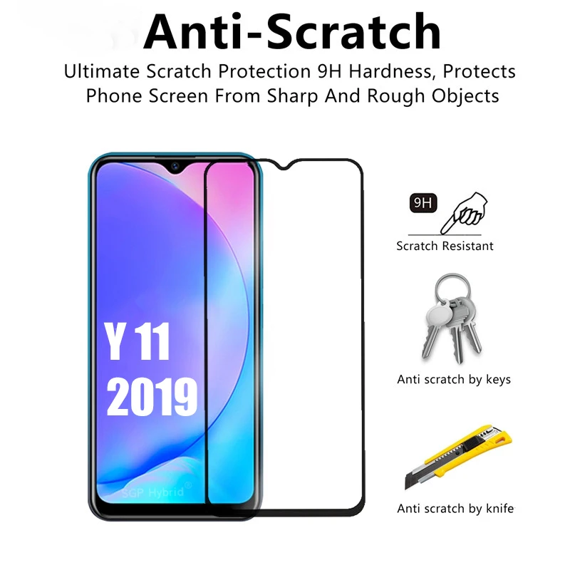 2 в 1 Защитное стекло для объектива камеры vivo Y11 2019 | Мобильные телефоны и