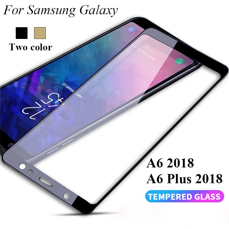 Защитное стекло для samsung galaxy a6 plus 2018 закаленное sansung gallery 6a защита экрана a6plus