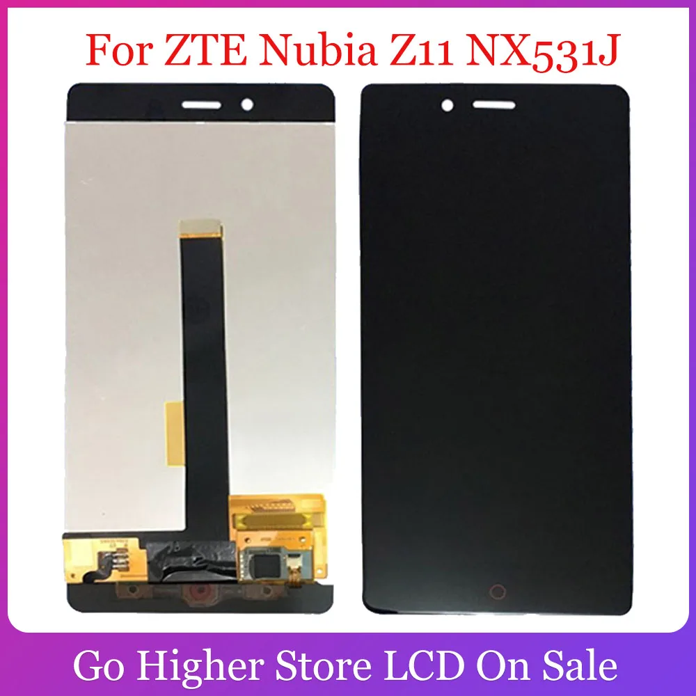 ЖК-дисплей сенсорный экран дигитайзер стекло в сборе для ZTE Nubia Z11 NX531J бесплатные