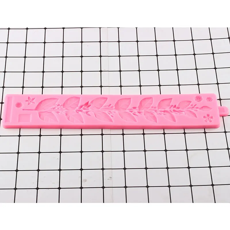 Цветок листья лоза торт границы силиконовые формы свадебный украшения