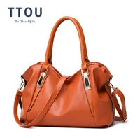 ttou designer women handbag female pu leather bags handbags ladies portable shoulder bag office ladies hobos bag totes