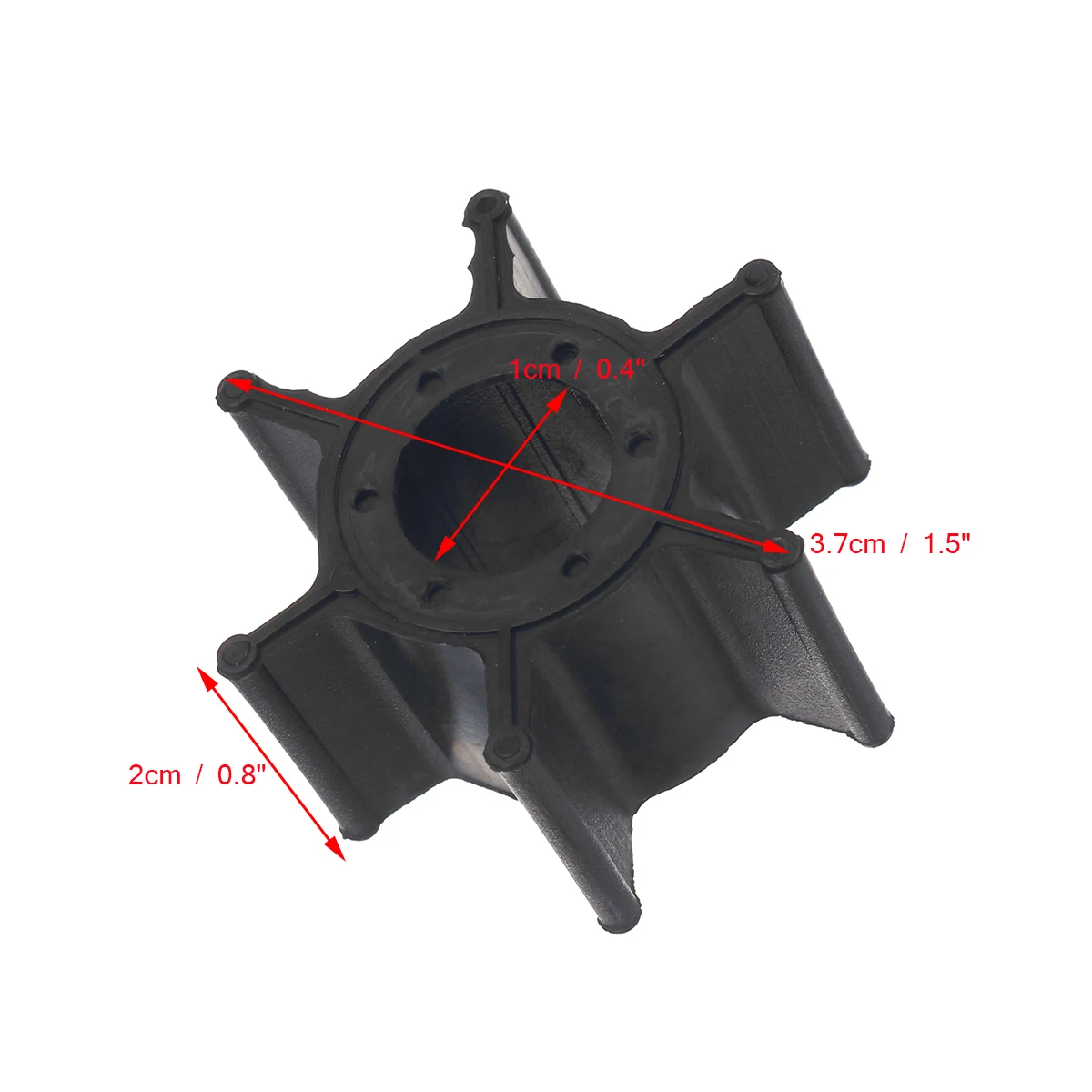

Marine Water Pump Impeller Boat Engine Impeller For Honda-7.5/10HP Outboard Engine 19210-935-003 6 Blades Boat Parts Accessories