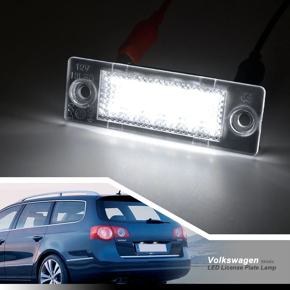 Светильник VW Golf Mk5 Plus Passat B6 Wagon 3C B5.5 Touran MK1 Jetta MK512V светодиодный номерной знак CANBUS