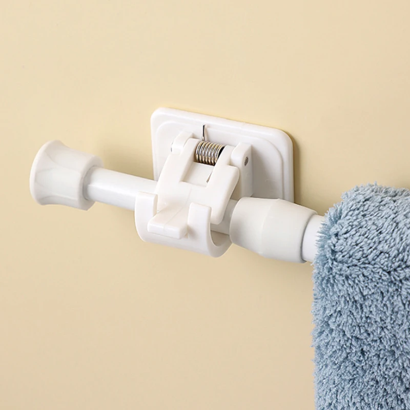 Комплект из 2 предметов белая подвесная стержень зажим для душа Шторы держатель