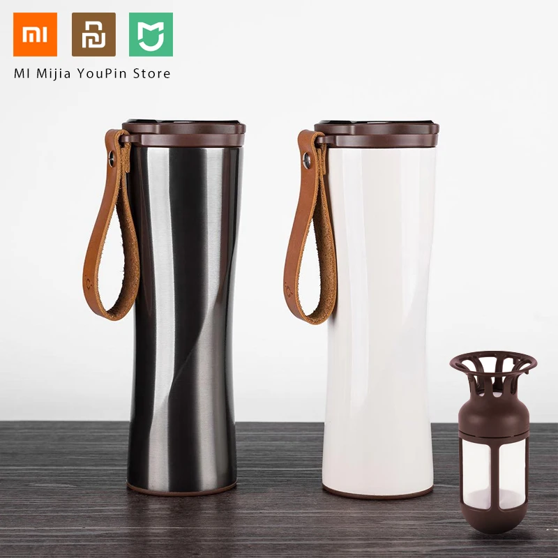 Оригинальная термоемкость Xiaomi Mijia Kiss Fish из нержавеющей стали Вакуумная бутылка