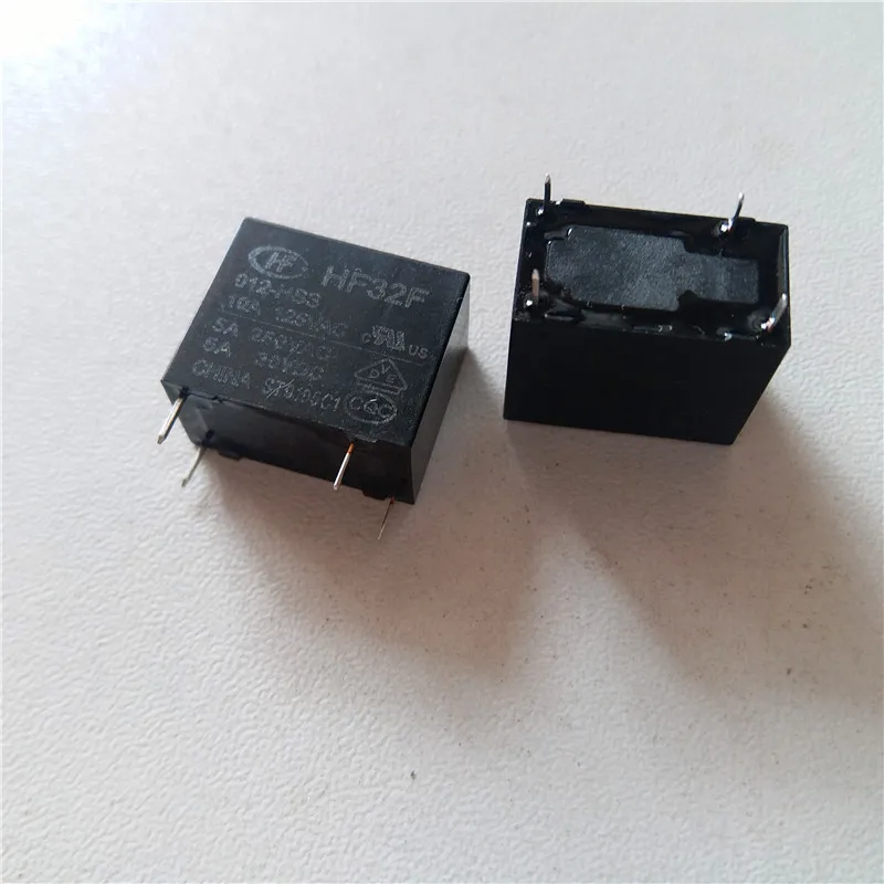 12pcs Relay JZC HF32F-005-HS3 HF32F-009-HS3 HF32F-012-HS3 HF32F-024-HS3 250V 5A relay 4 pin 5V/9V/12V/24VDC | Обустройство дома
