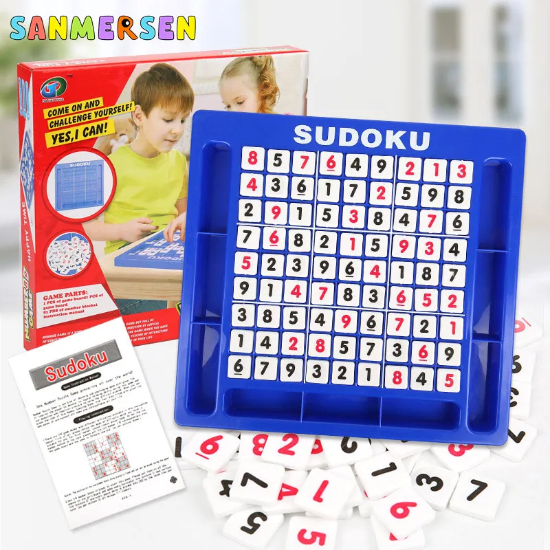 Sudoku шахматные цифры Классическая обучающая настольная игра дети интеллект