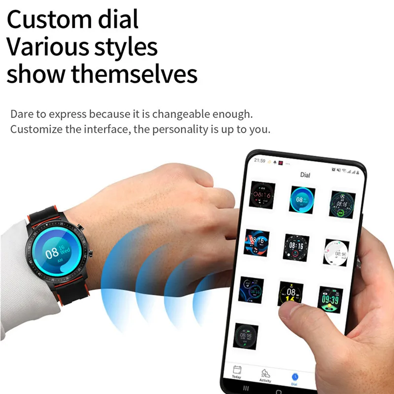 

S30 Smart Watch IP68 Waterproof Sport Fitness Tracker Heart Rate Monitor Men Women Bluetooth 5.0 Smartwatch For Android IOS