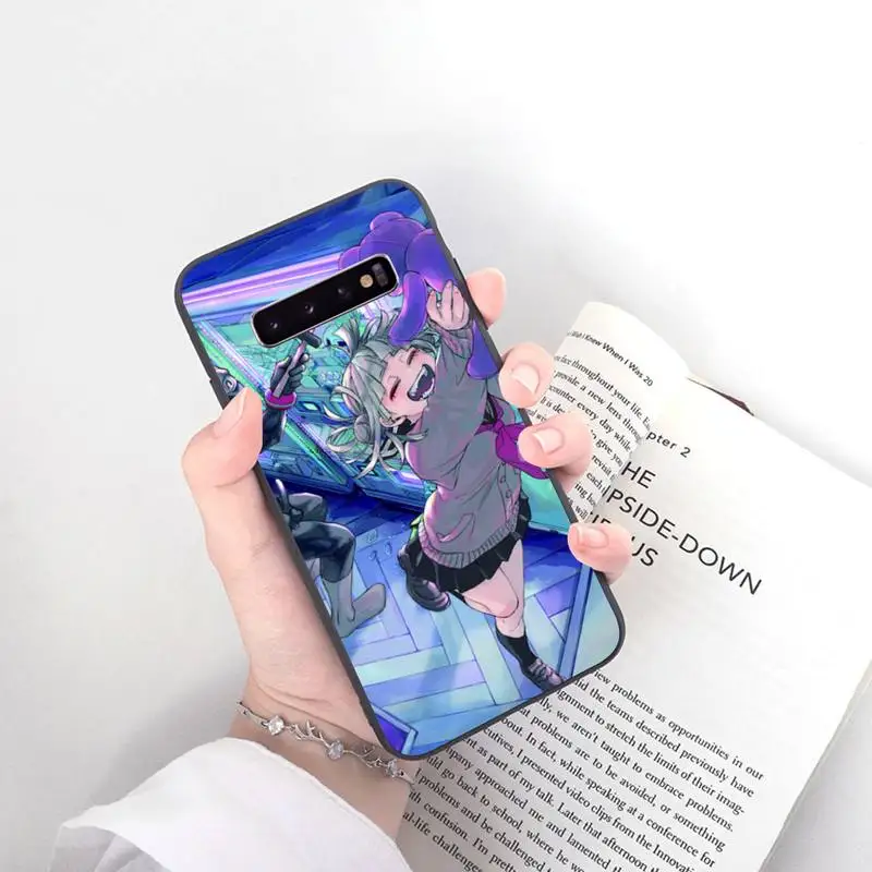 

Anime Himiko Toga Boku Phone Case Black Cover For Samsung S5 6 6Edge 7 8 9 10 10E 10Plus 20 20lite 20Ultra Cases