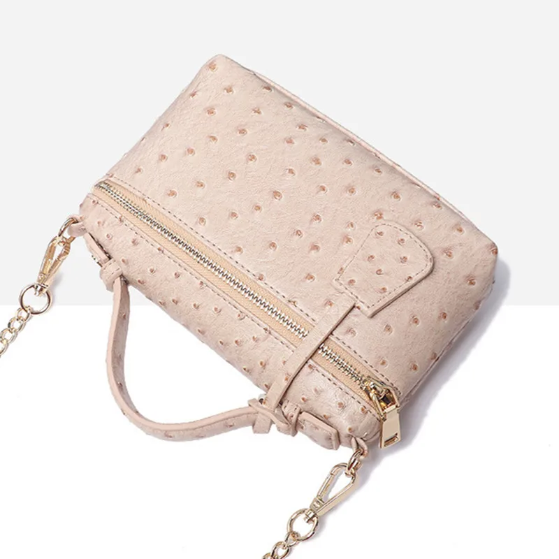 PUOU/Лидер продаж Синий клатч из страуса питона женская сумка кожаная со змеиным