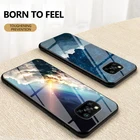 Для Poco X3 NFC чехол звездный узор закаленное стекло чехол для телефона для Xiaomi X3 NFC F2 Pro Redmi Note 9 S Pro Mi Note 10 Lite чехол