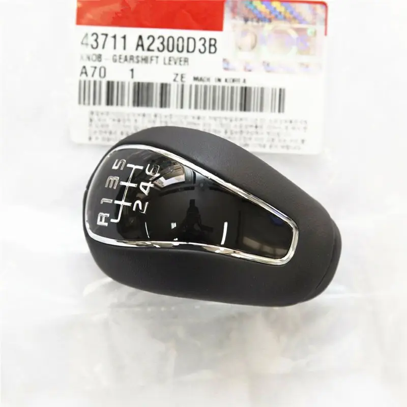 43711 оригинальная ручная остановка 6 скоростей M кожаная Глянцевая ручка