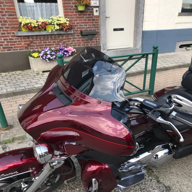 Triclicks мотоцикл " волна лобовое стекло ветровое стекло Ветер щит для Harley Touring Street скользящий Electra Glide Ультра классический 96-13