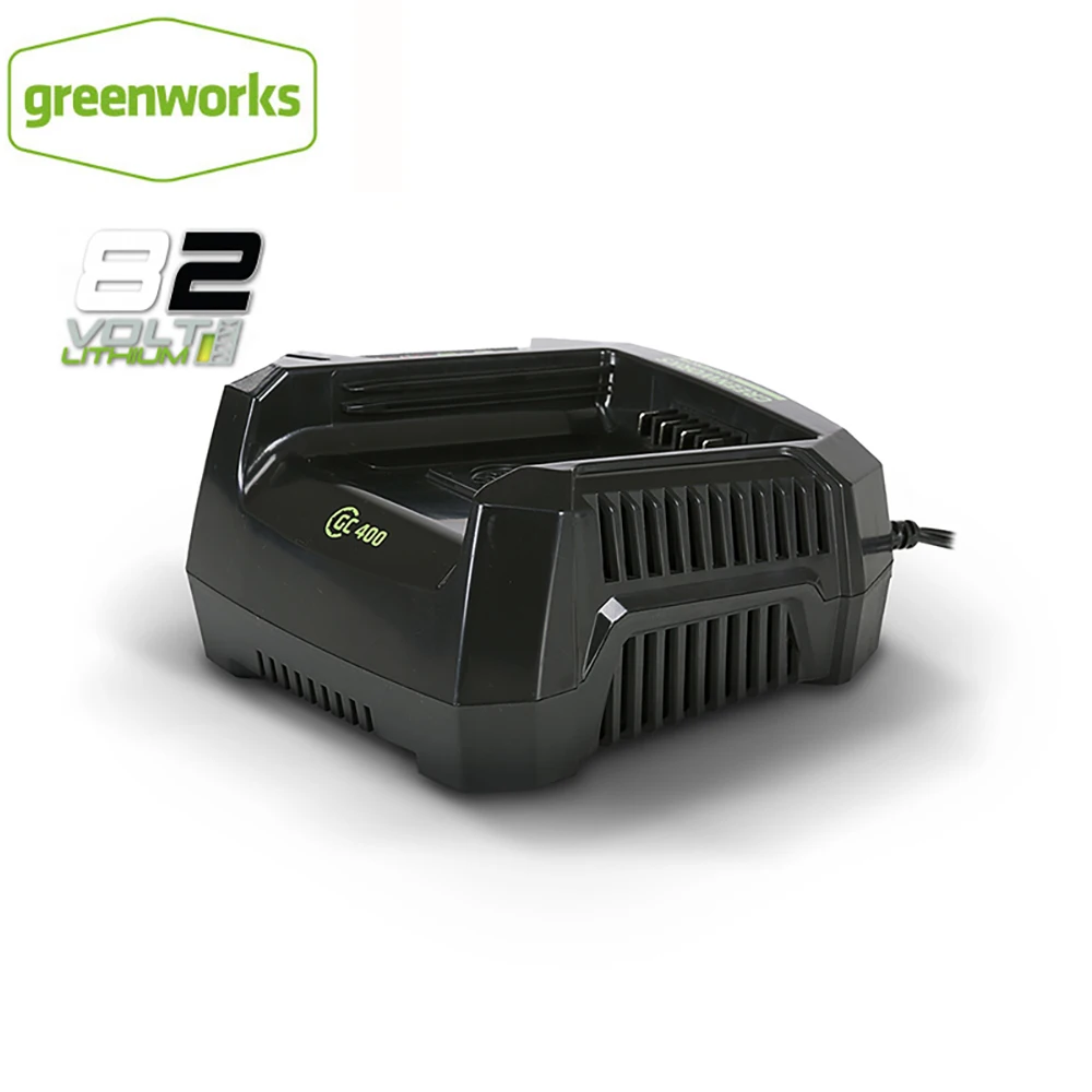 Greenworks 82V şarj GC400 82-Volt 4 AMP hızlı evrensel şarj cihazı ile uyumlu Greenworks 82v pil GL400BT ve GL250BT