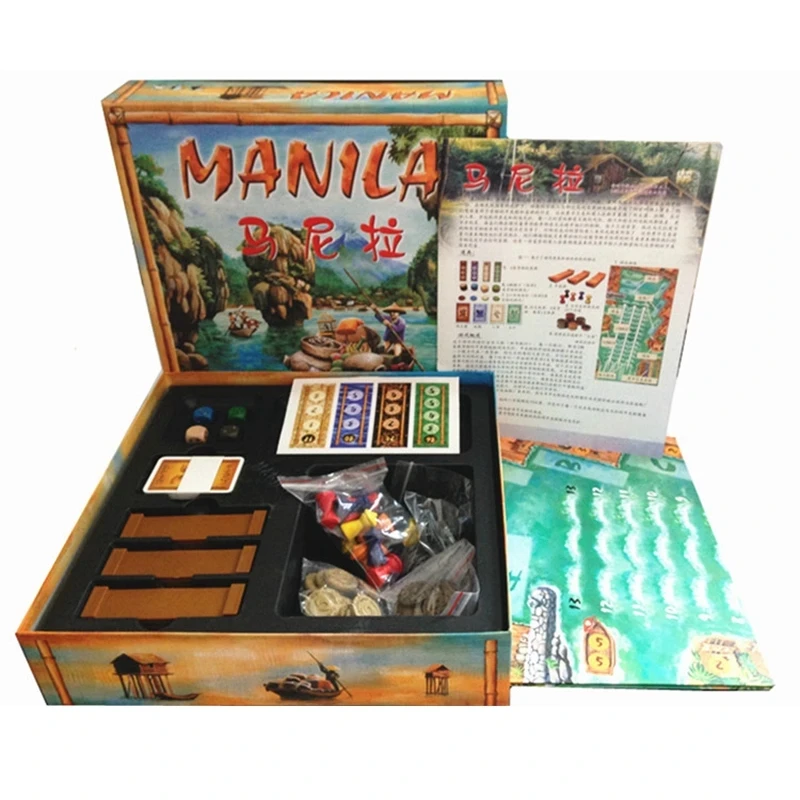 

Манильная Шахматная настольная игра для 3-5 игроков, настольные игрушки, игра для семьи и вечерние, игральные карты, подарок