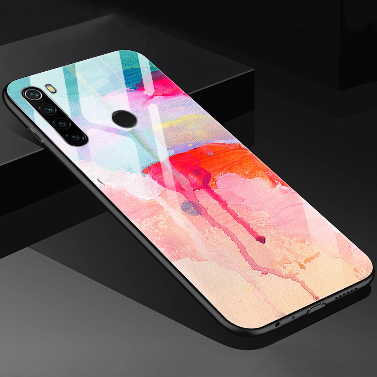 

Color painting Phone Case for Xiaomi Redmi Note 9 8 7 8A 7A 8T 6 Pro Mi Note 10 9 9T 10T 8 Pro SE F1 Poco X3 Glass Cases Cover