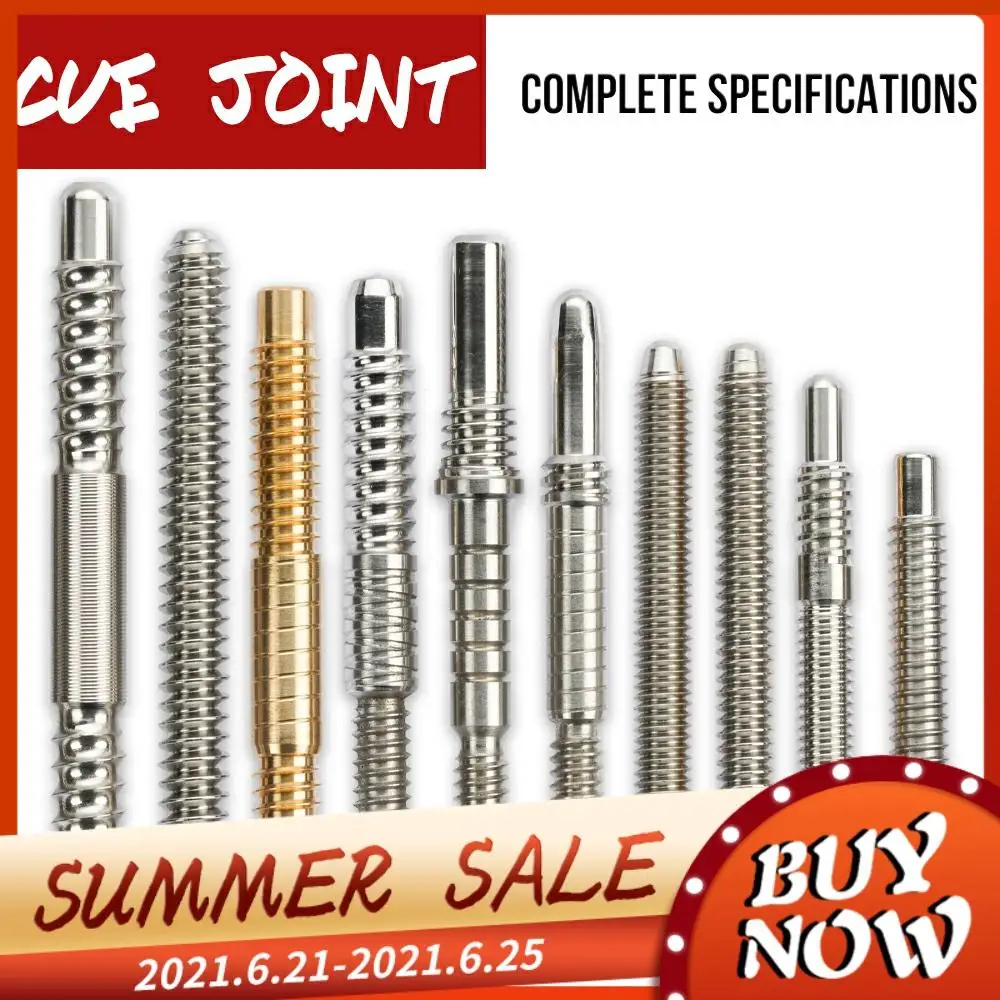 

Pool Cue Joint Mezz Wavy /Uni Loc 3/8*10 3/8*11 Joint Billiard Cue Stick Joint Stainless Steel Billiard Accessories