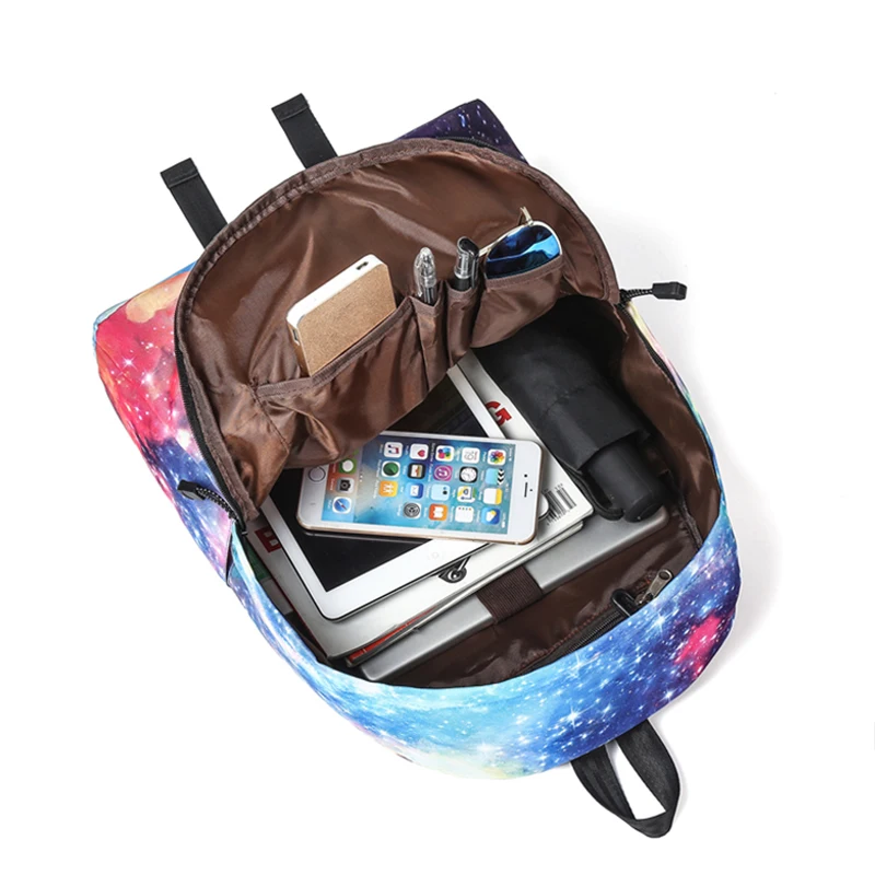 Galaxy Star Universe Space Backpack Women Back Pack Children School Bag for Teenager Girls Large Laptop Bagpack Mochila Feminina