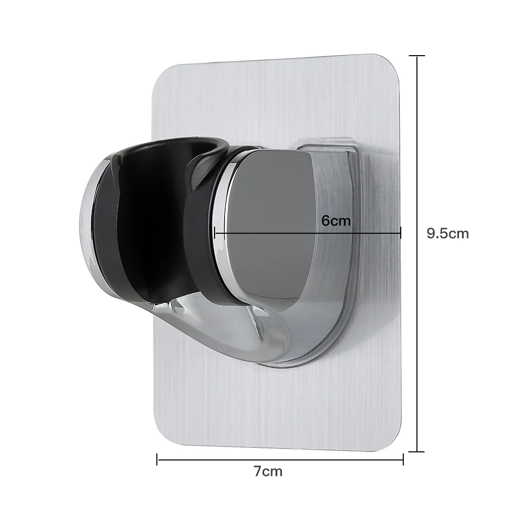 

Shower Head Holder Adjustable Self-Adhesive Handheld Suction Shower Holder Wall Mounted Bathroom Shower Holder Bathroom Tool