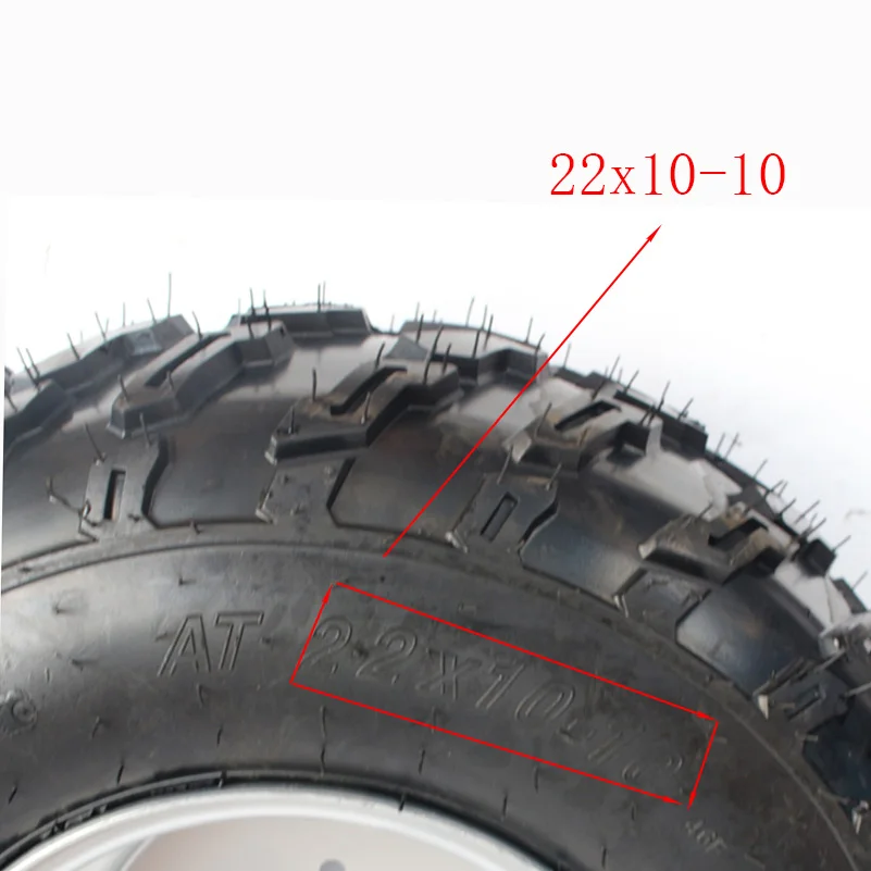 Бескамерные шины для колес 22X10 10 дюймов вакуумные 22x10 с хабом из алюминиевого