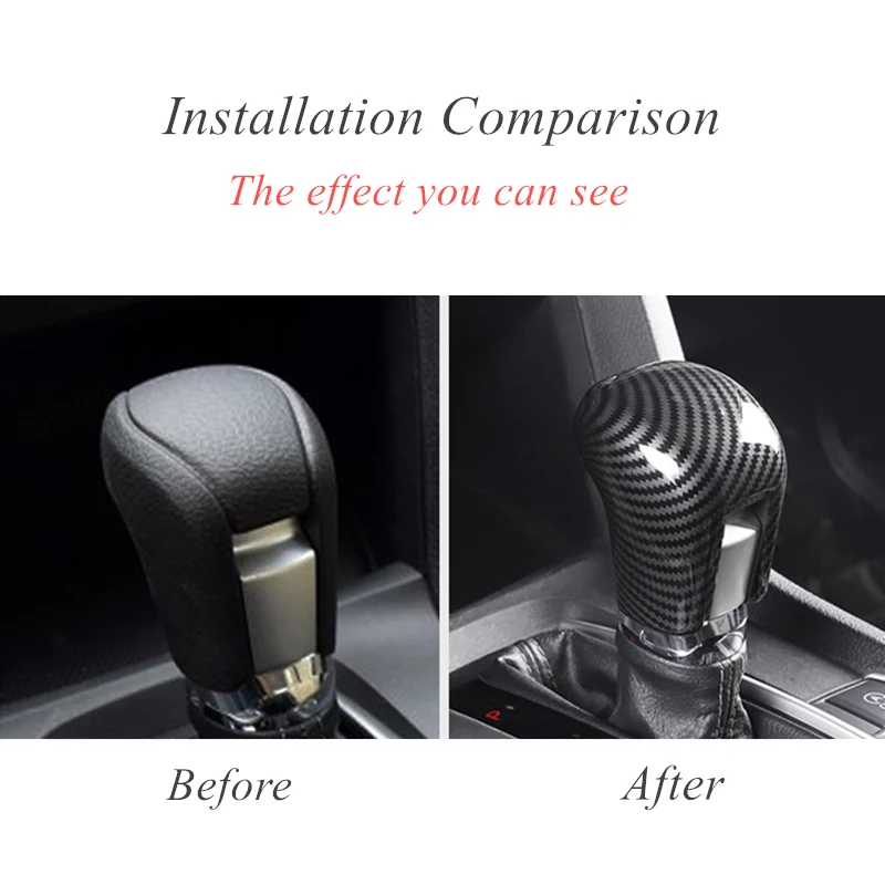 Крышка переключения передач автомобиля из АБС пластика и углеродного волокна