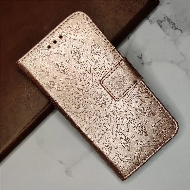 Роскошный чехол-бумажник чехол для телефона для huawei P7 P8 P9 Lite P10 плюс P20 Lite P30 Pro P Smart Z чехол из искусственной кожи с откидной подставкой - Цвет: Rose Gold