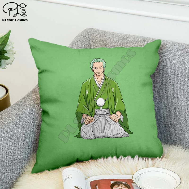 

Anime One Piece 3D printed Polyester Decorative Pillowcases Throw Pillow Cover Square Zipper Pillow cases style-4