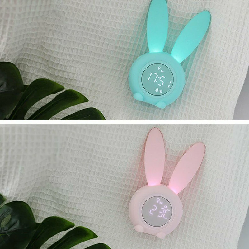 Светодиодный цифровой Электронные часы с будильником USB управление звуком