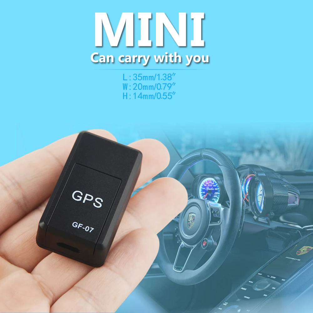 GF07 мини портативное магнитное устройство слежения в реальном времени GF 07
