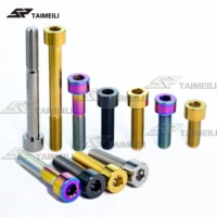 taimieli titanium alloy bolts cylindrical m8 20253035404550607080mm refitted screws for motorcycles