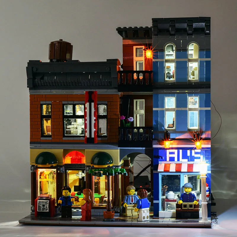 

Комплект со светодиодной подсветкой для строительного блока детектива, светильник м с 10246 15011 (модель в комплект не входит)