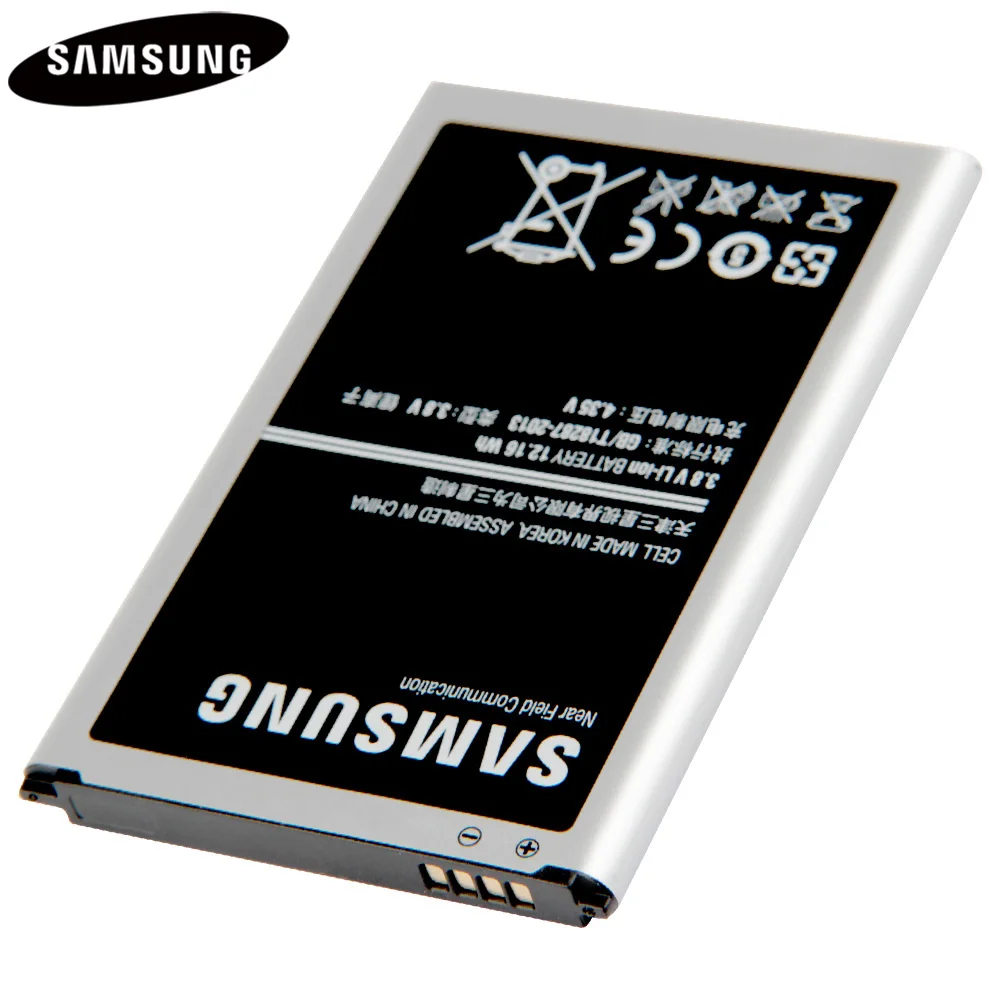 100% Original Replacement Battery B800BE B800BC FOR Samsung GALAXY Note3 N9006 N9005 NOTE 3 3200mAh NFC | Мобильные телефоны и
