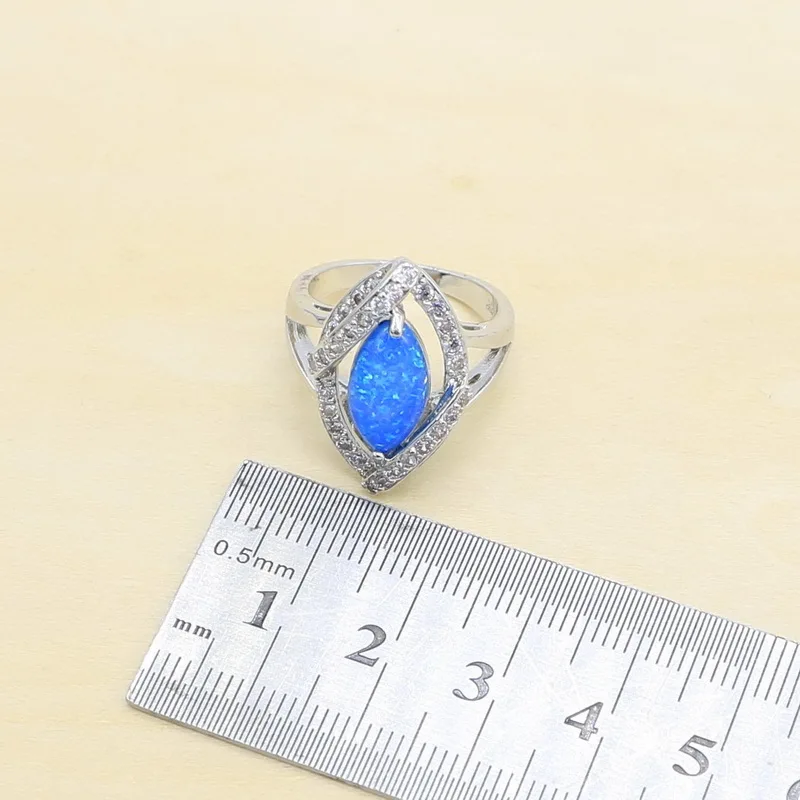 Серебряные Ювелирные наборы для женщин роскошные серьги из стерлингового