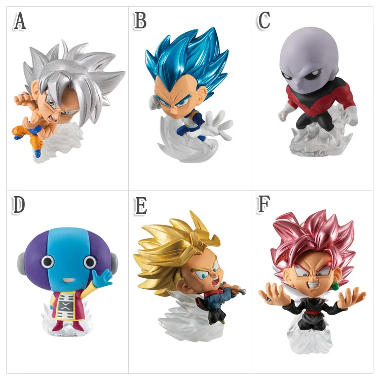 

Bandai Original Gacha Dragon Ball Super Son Goku Vegeta IV Zen O Trunks Action Figure Toys