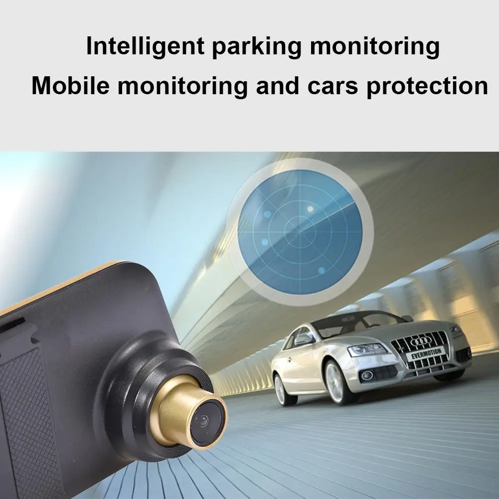 Высокой четкости вождения рекордер 1080P Многоязычный DVR с 4 3 дюймов регистратор